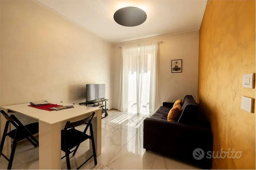 Séjour - Restored Two-Bedroom in Central Turin