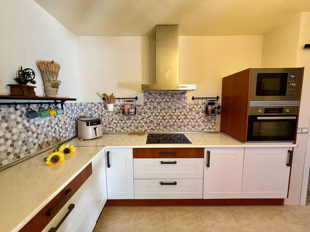 Kitchen - Penthouse with Pool in Talamanca de Jarama