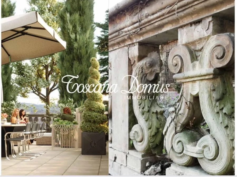 Terrace - Luxury Apartment with Private Garden in Florence