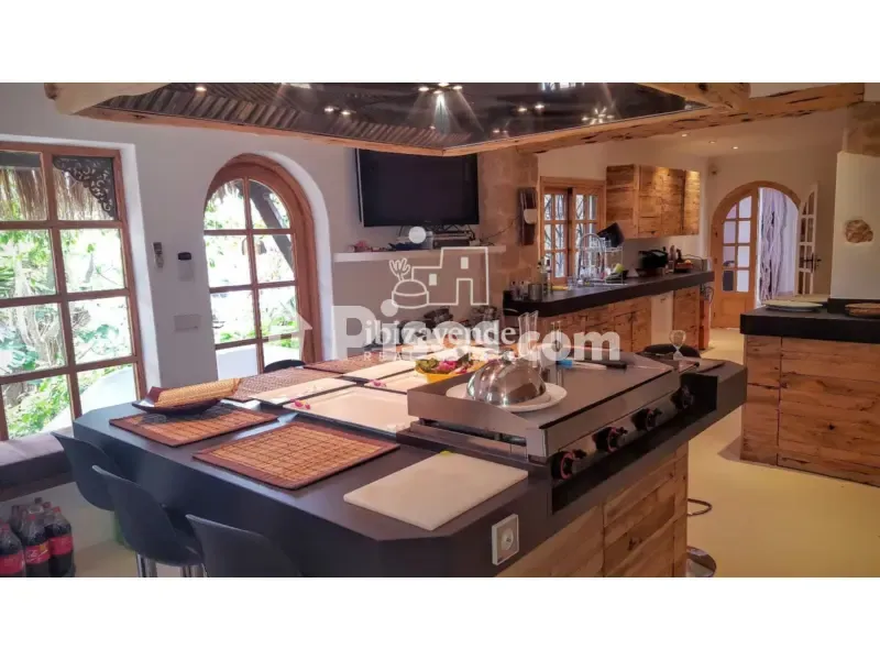 Kitchen - Villa with Sea Views in Cap Martinet