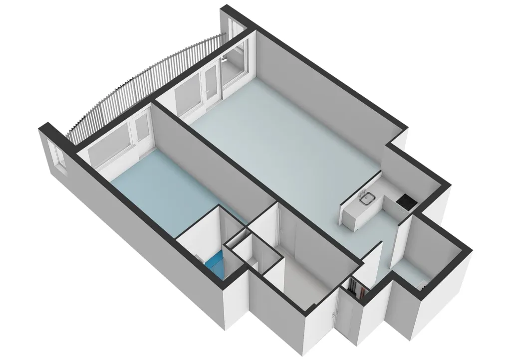 Plan - Apartment with Balcony in Diemen