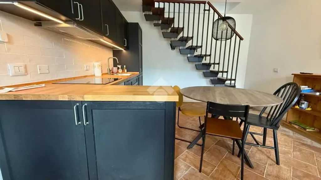Köök - Rustic Duplex with Terrace in Paratico
