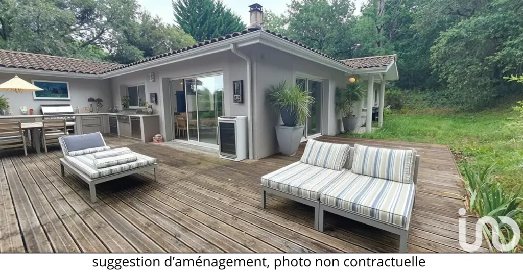 Terrass - Modern House with Large Garden in Mios