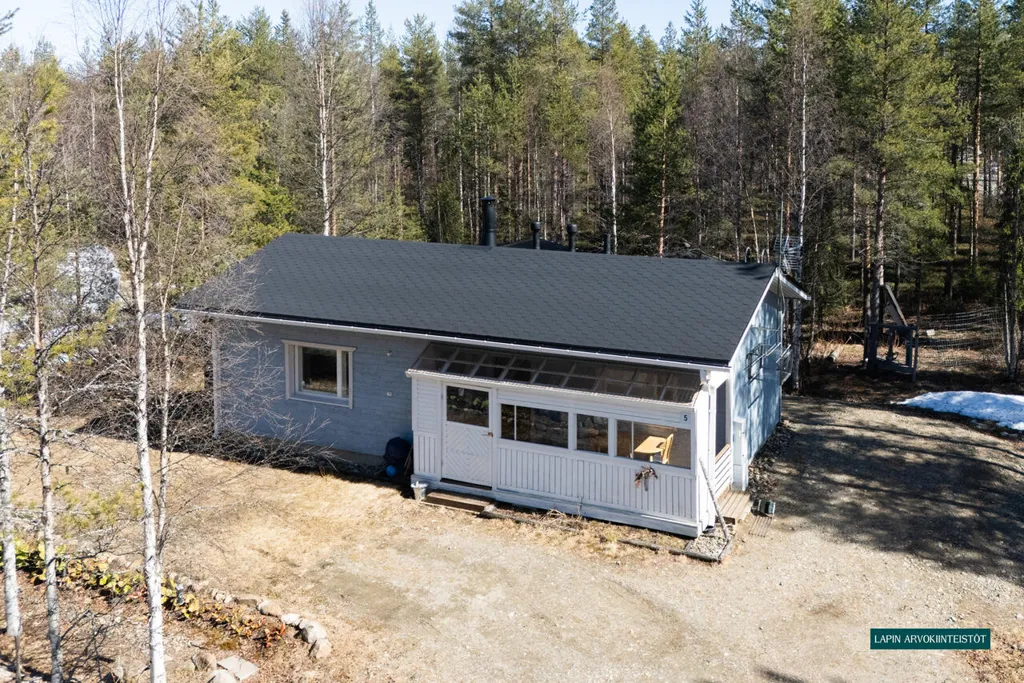 Õhuvaade - Compact Cottage with Sauna in Sodankylä
