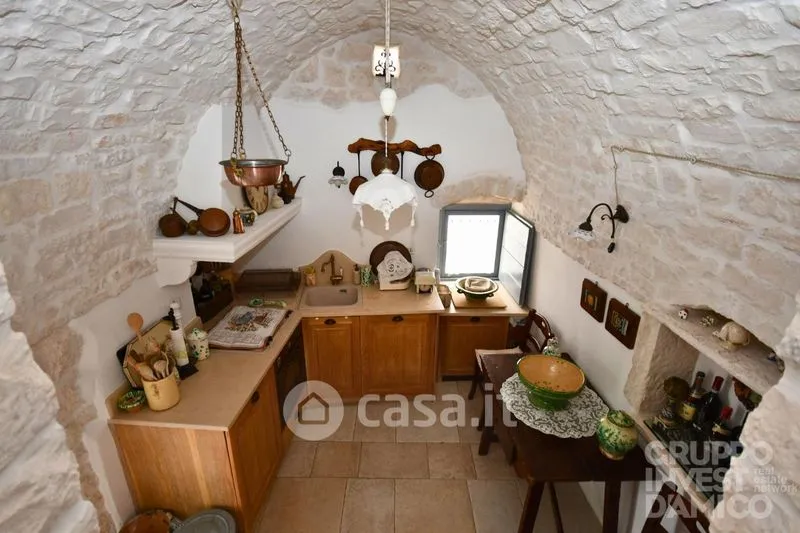 Kitchen - Historic Palazzo with Panoramic View in Cisternino