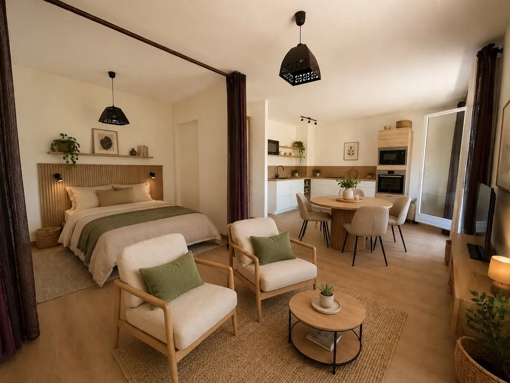 Chambres - Appartement avec terrasse à Saint-Jean-de-Luz