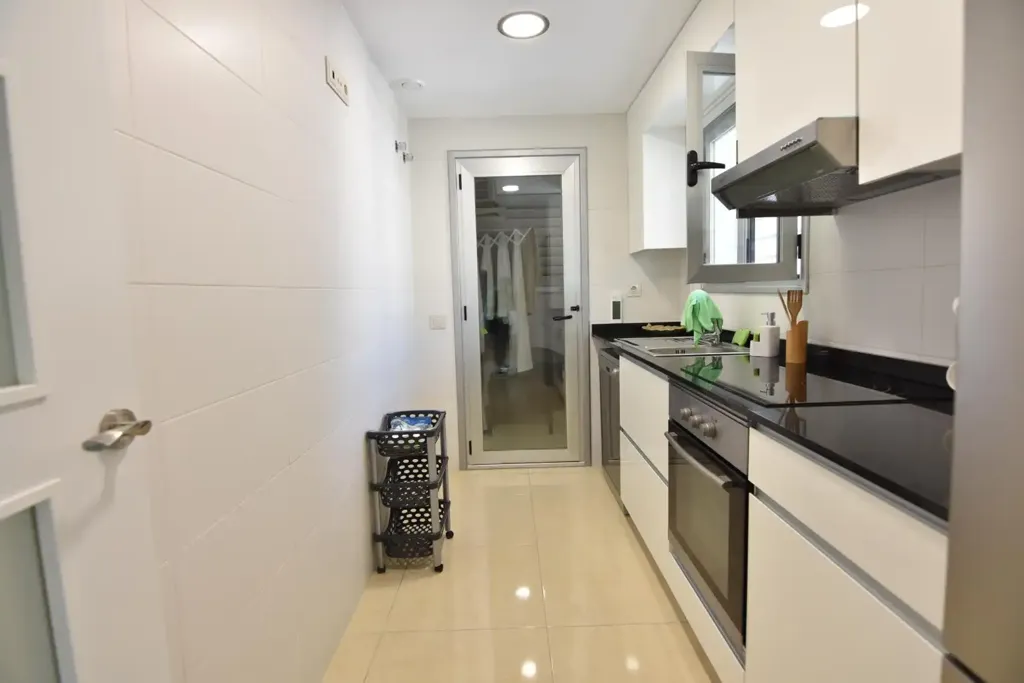 Kitchen - Garden Apartment with Sea Views in Miramar
