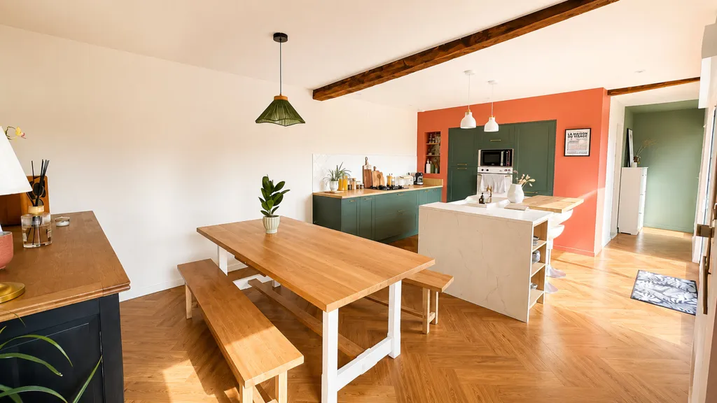 Salle à manger - Maison en Pierre avec Garage Indépendant en Centre-Ville