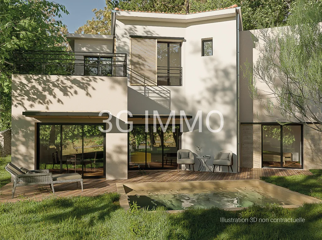 Extérieur - Villa Bioclimatique avec Piscine au Val Saint André, Aix-en-Provence