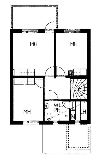 Plan - Maison 5 pièces à Vantaa