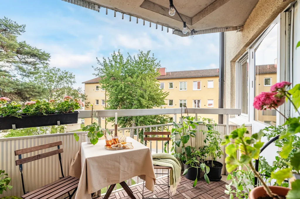 Balcon - Apartment with Garden View in Sjöfararen