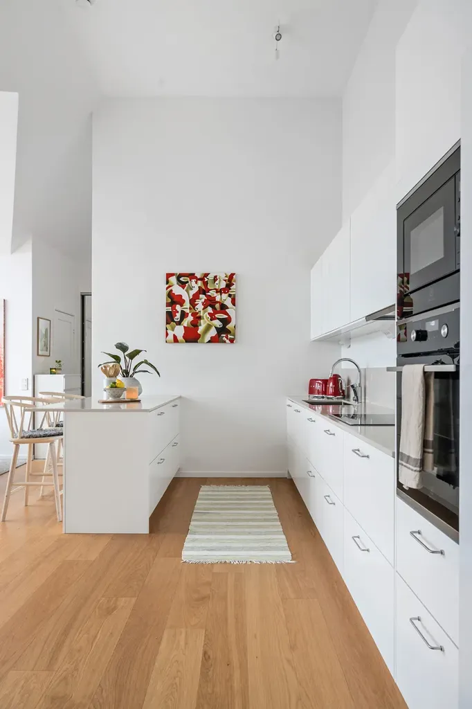 Cuisine - Modern Penthouse with Balconies in Halmstad