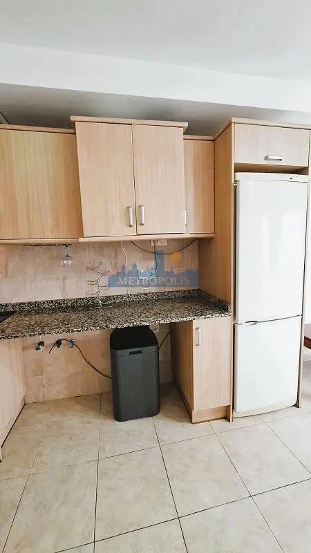 Köök - Seafront Apartment with Balcony in Burriana