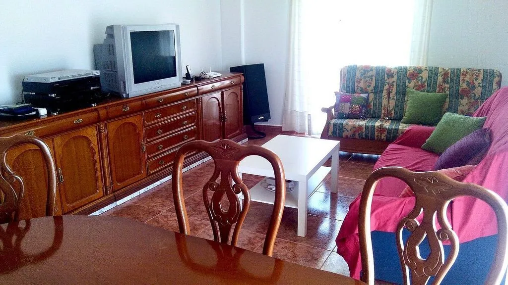 Séjour - Apartment with Private Patio in Alhama Centre