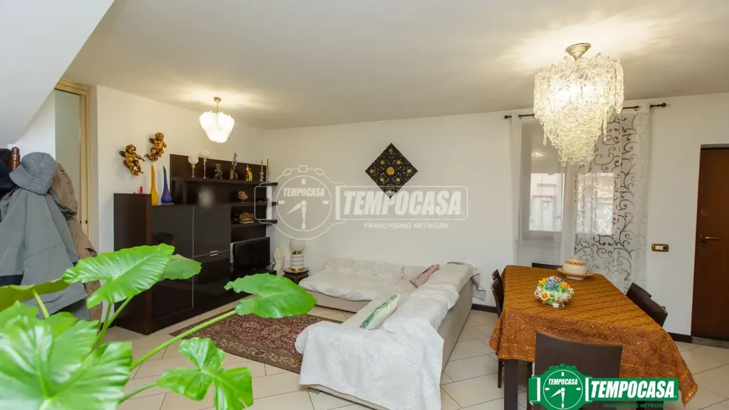 Séjour - Semi-detached Villa with Garden in Caltignaga