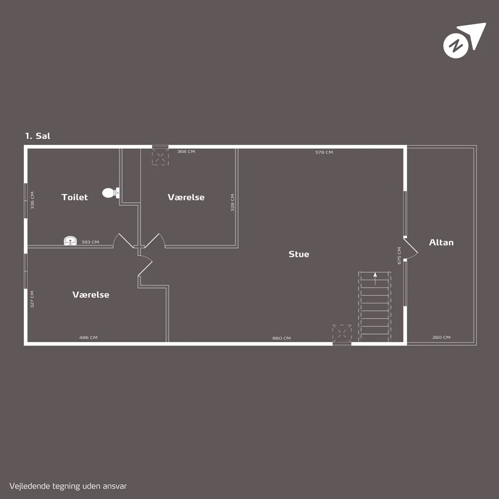 Plan - Modernised Villa with Open View in Højby