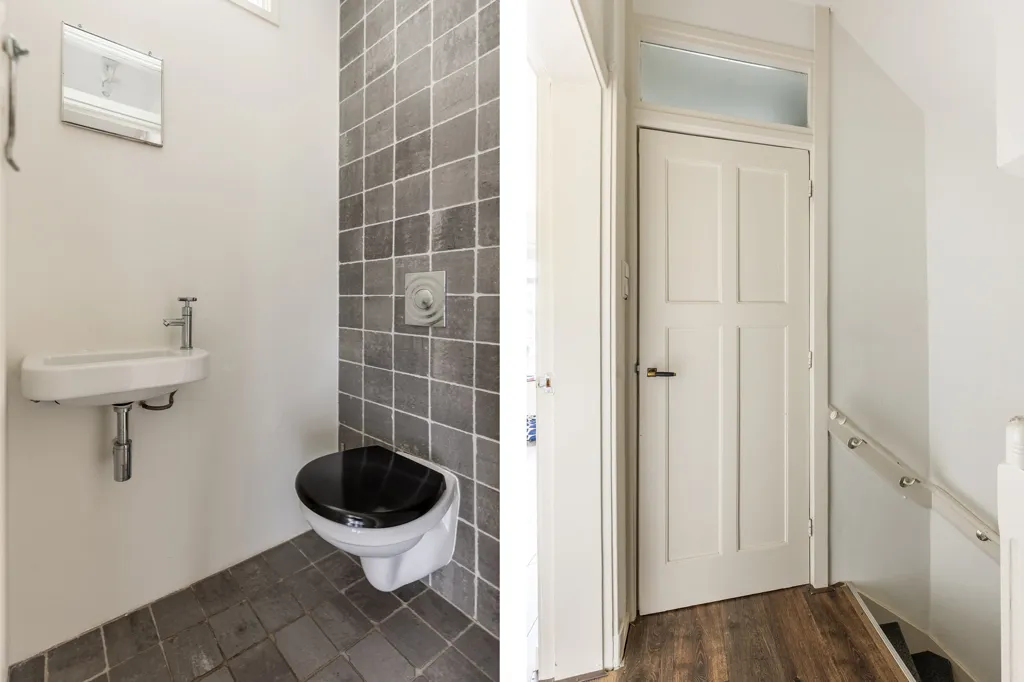 Salles de bain - 5-Bedroom Penthouse with Balcony in Rotterdam