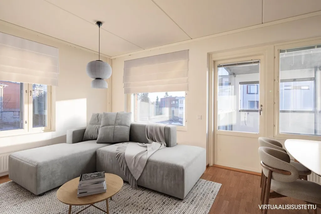 Séjour - Bright Apartment with Balcony in Rekola, Vantaa
