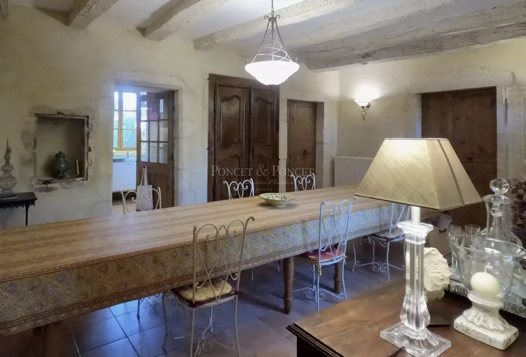 Söögituba - Restored 17th-Century Silk Farm with Pool in Ardèche