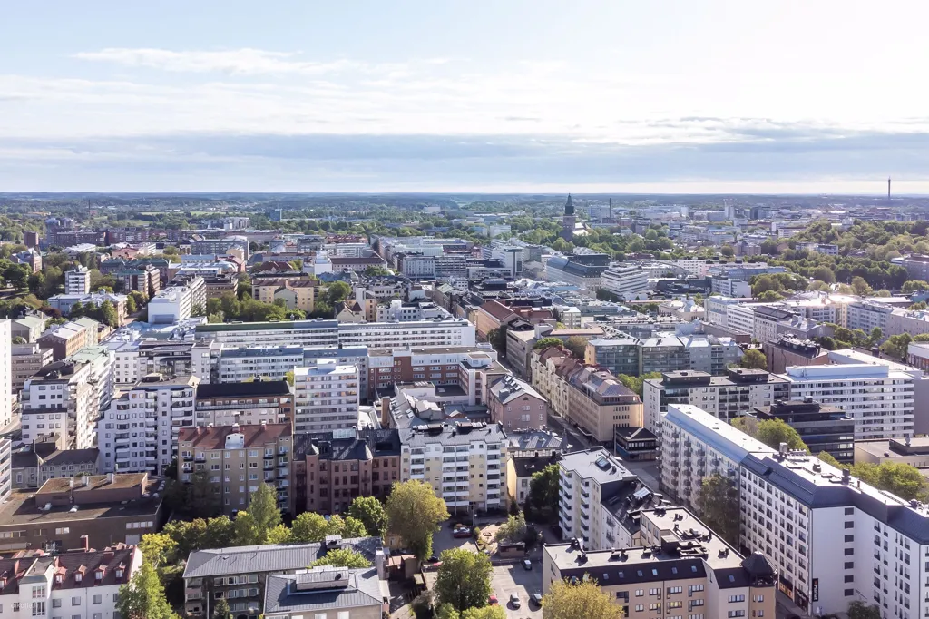 Õhuvaade - Spacious Flat with Balcony in Turku City Centre