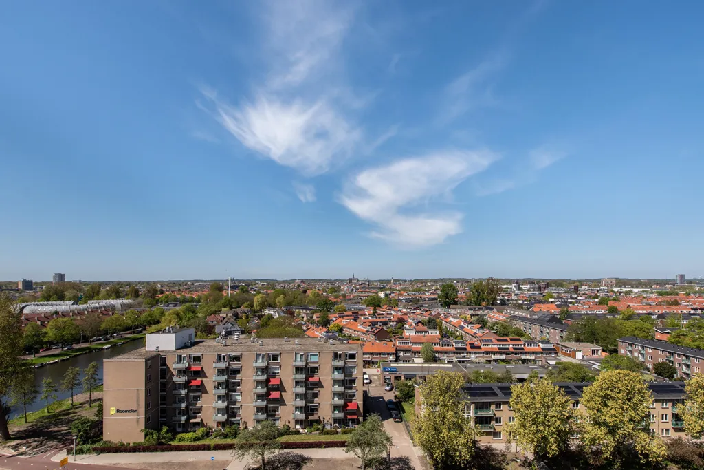 Vue aérienne - Flat with City View in Haarlem
