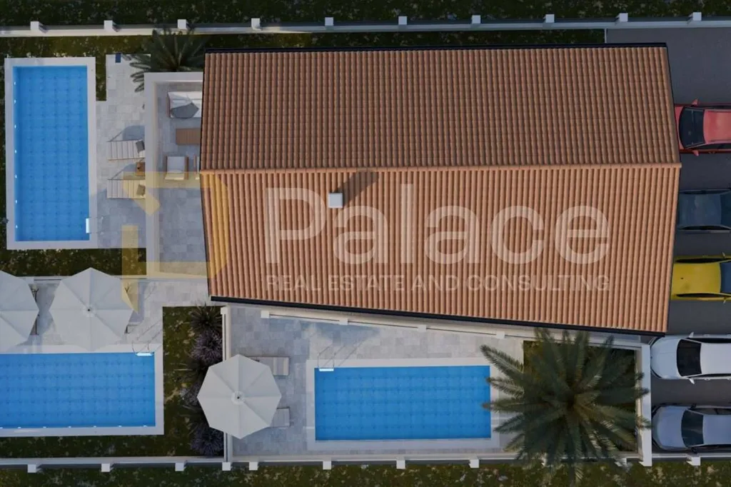 Vista aérea - Apartment with Sea View on Pag Island, Kolan
