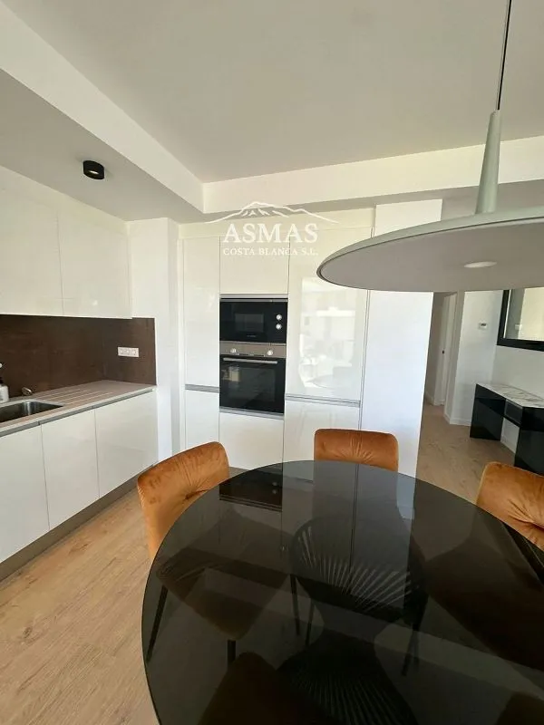 Köök - Seafront Apartment with Pool in Villajoyosa