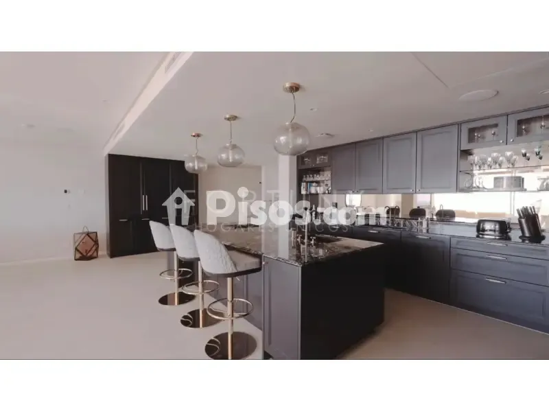 Köök - Luxury Triplex with South Terrace in Ojén