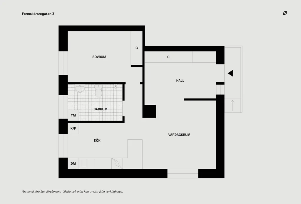 Plan - Apartment with Garden in Johanneberg