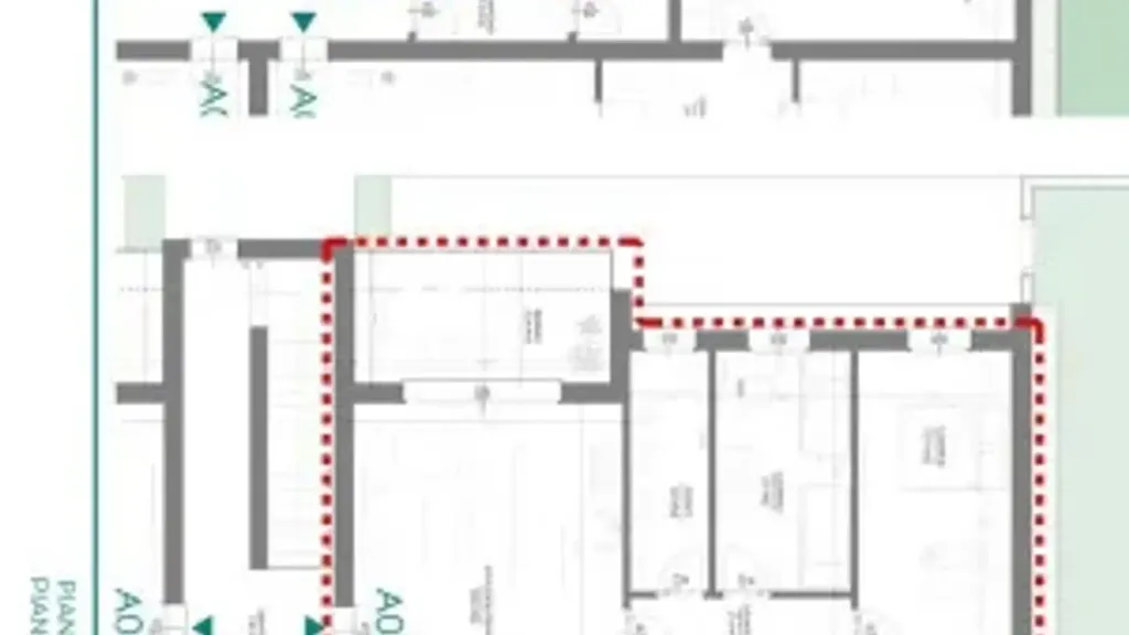 Plan - Eco-Friendly Triplex with Terrace in Cologno al Serio