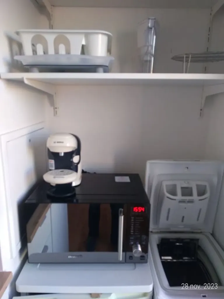 Buanderie - Studio Meublé avec Balcon à Issy-les-Moulineaux
