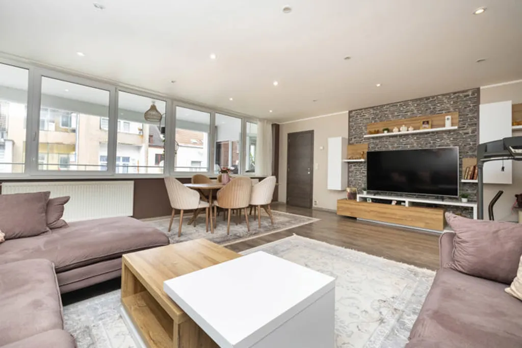 Séjour - Ensemble Immobilier Mixte en Structure Béton à Schaerbeek