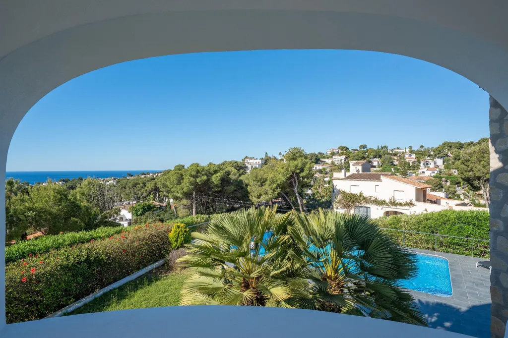 Terrasse - Chalet with Sea View and Pool in Cap Martí