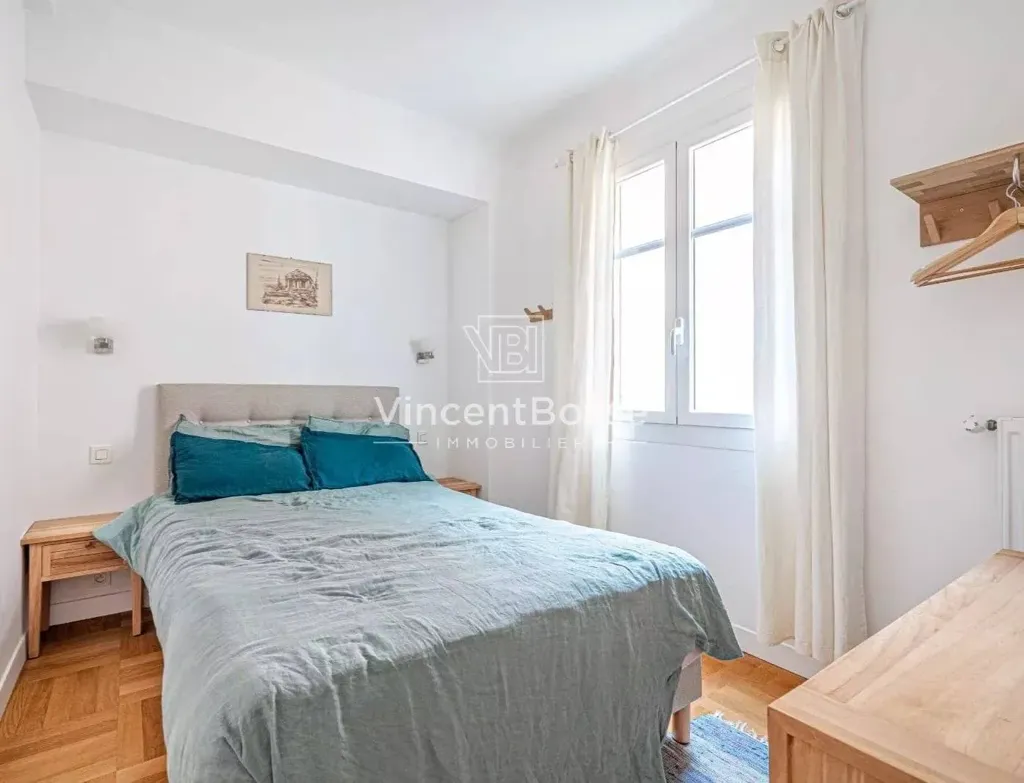 Bedrooms - Renovated Apartment with Balcony in Nice