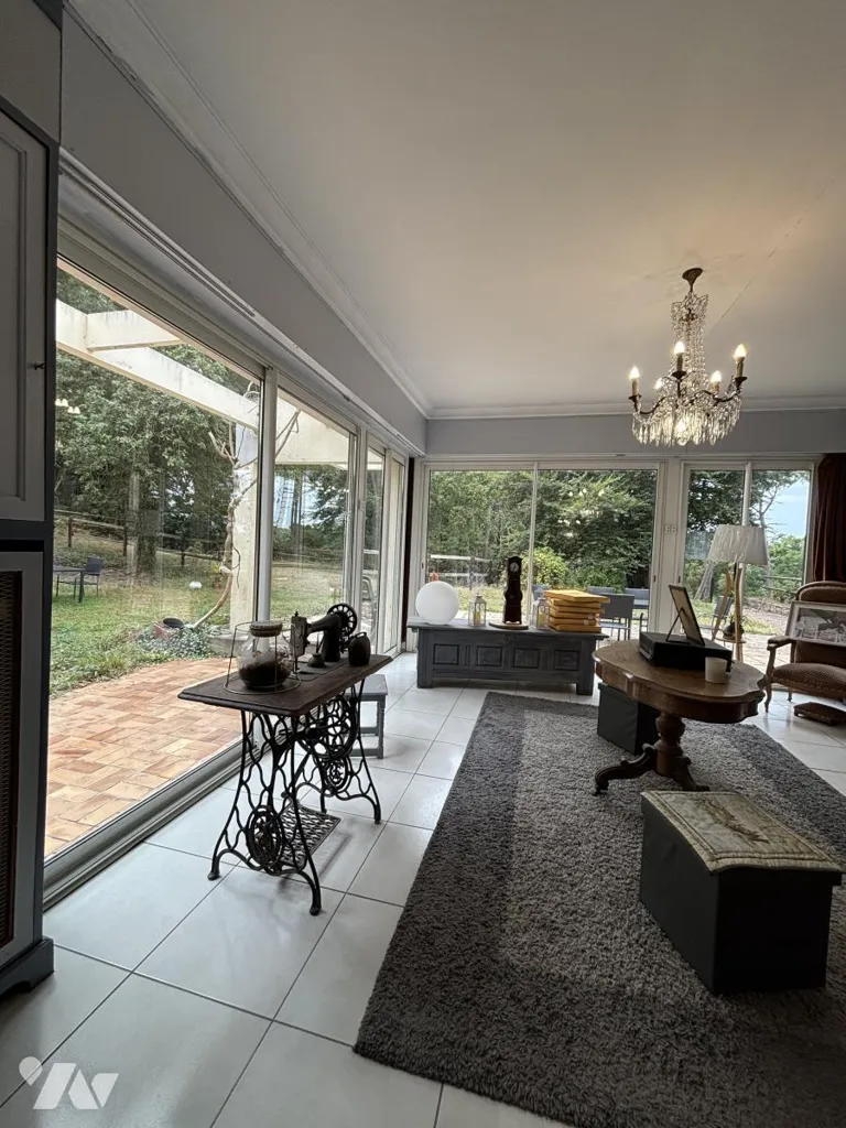 Soggiorno - Architectural House with Equestrian Facilities in Ploemeur