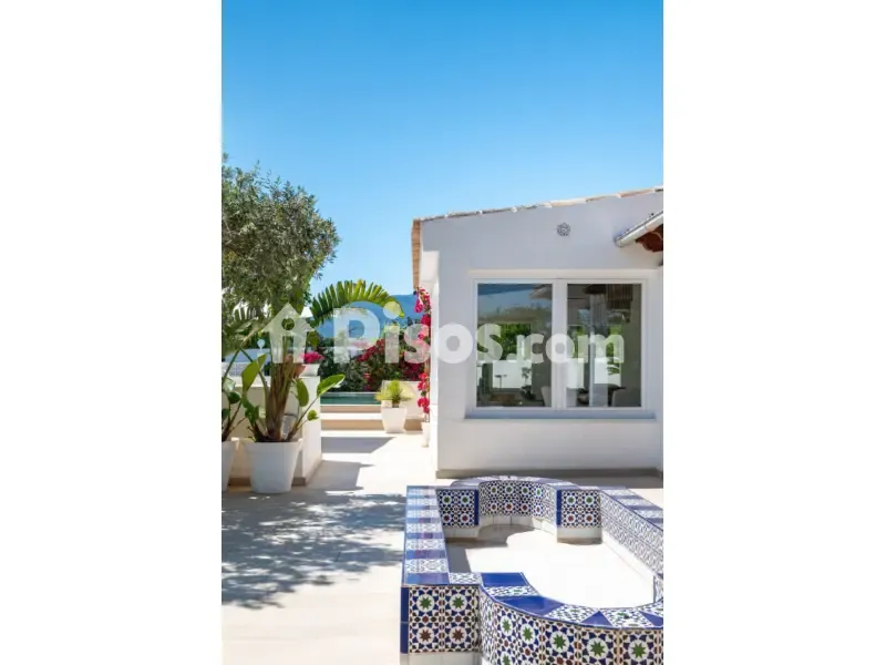 Terrace - Family House with Pool in Son Espanyol