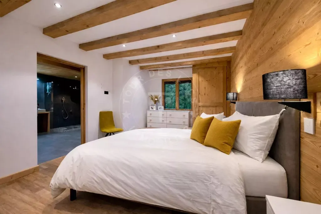 Chambres - Chalet Luxueux avec Vue Montagne à Thônes