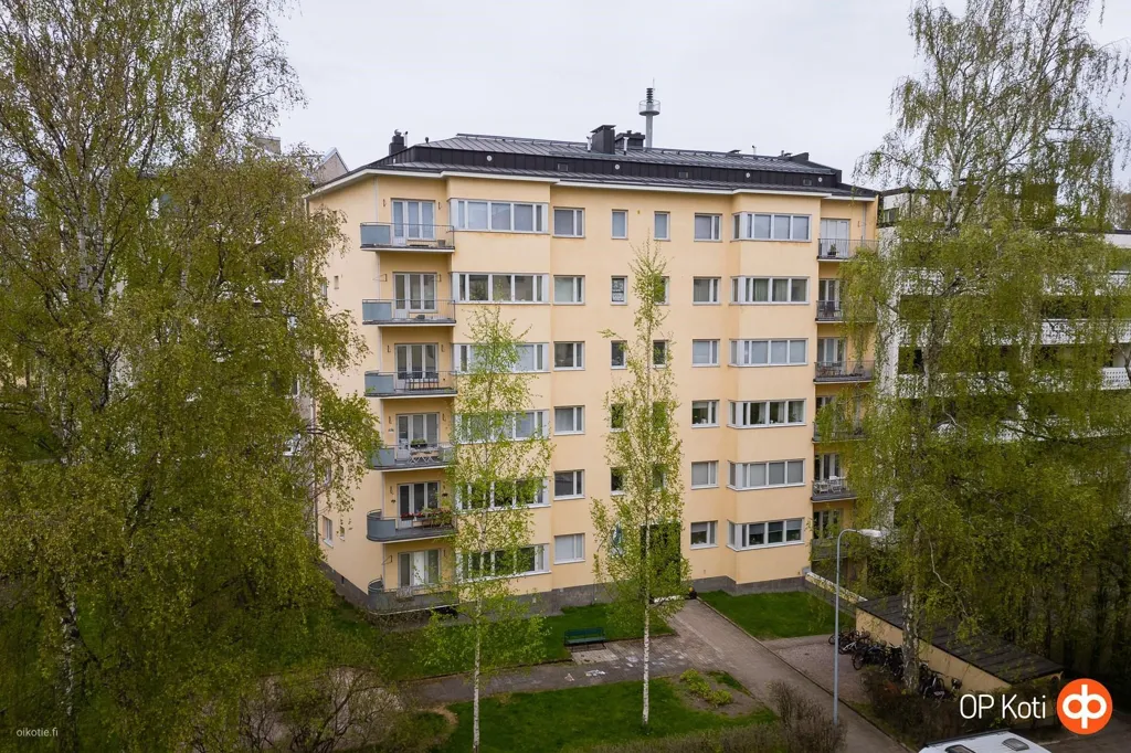 Vista aerea - Modern Apartment with Balcony in Munkkiniemi