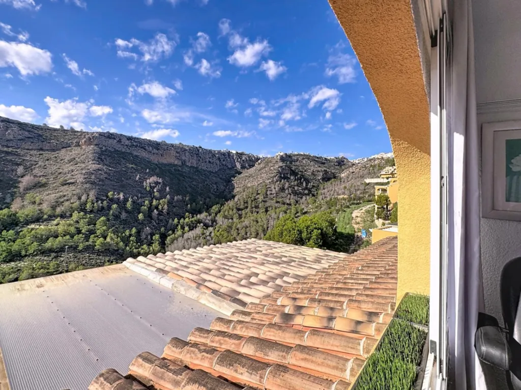 Balcón - Apartamento con vistas al valle de Moraira en Cumbre del Sol