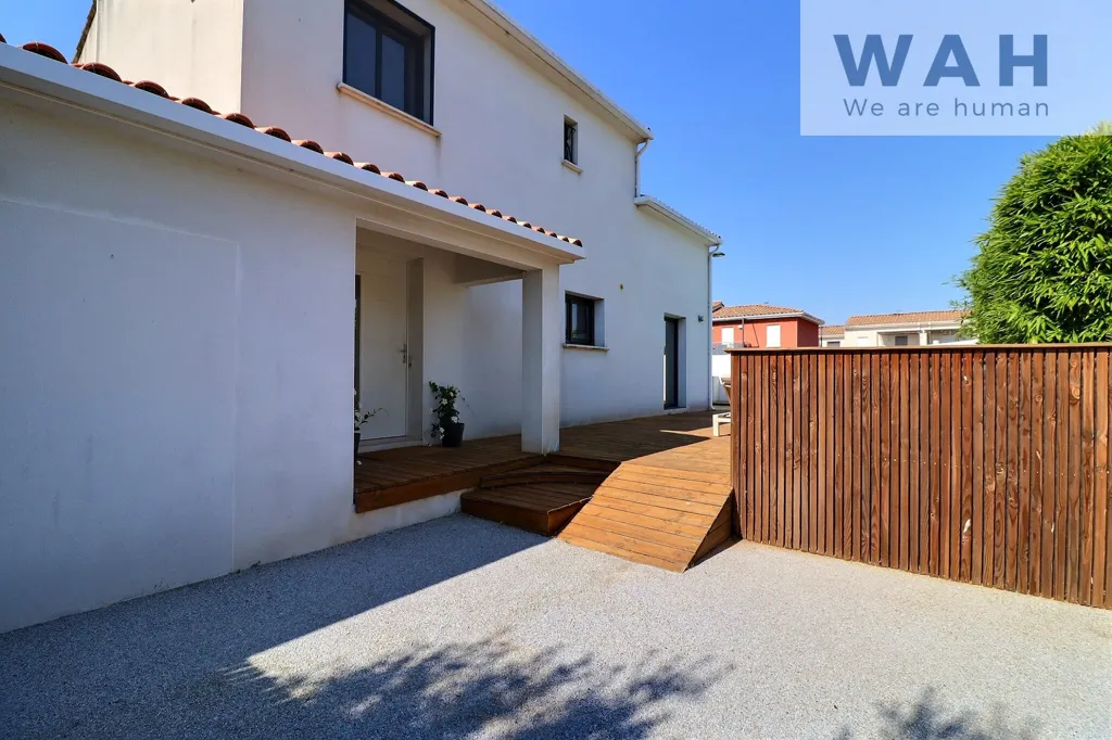 Jardin - Villa Contemporaine avec Piscine à Mauguio