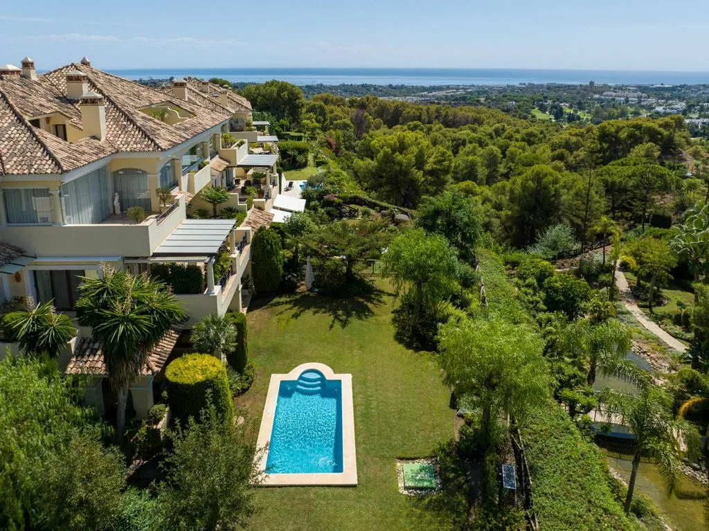 Vue aérienne - Luxury Villa with Pool in Nueva Andalucia, Marbella