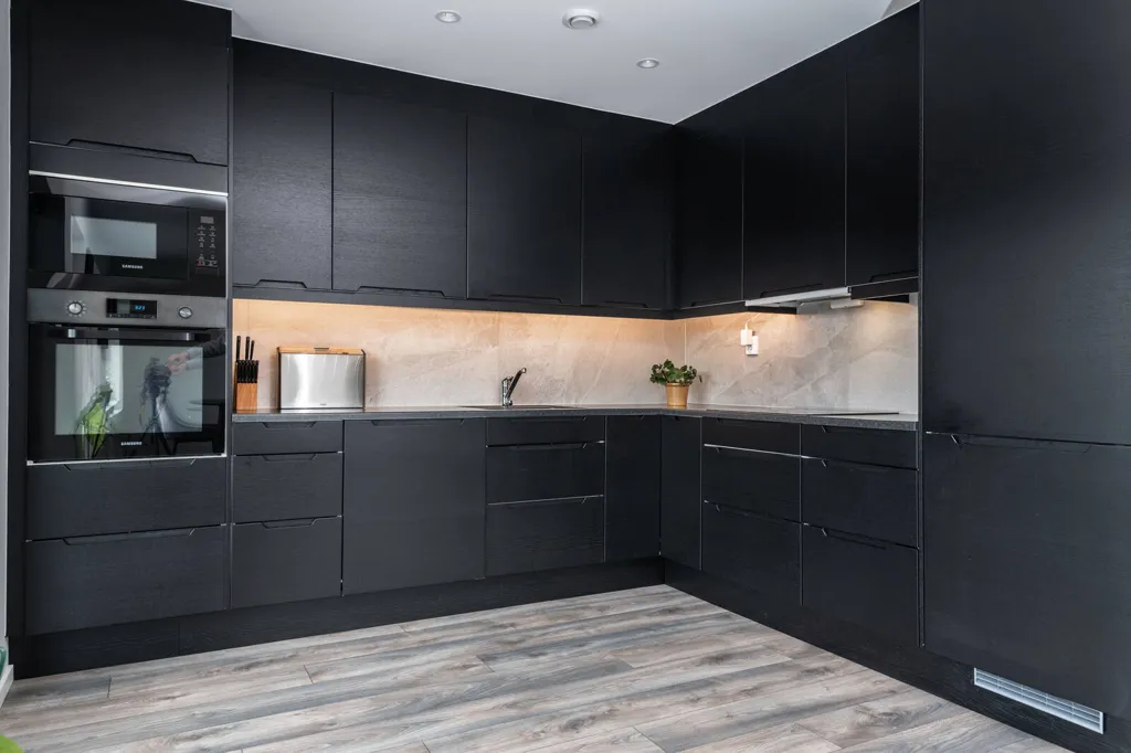 Cuisine - Modern Flat with South Terrace in Hannestad