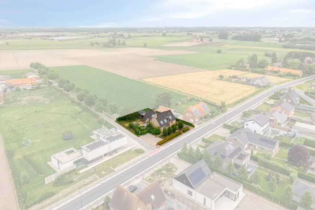 Õhuvaade - Villa with Garden View in Wingene