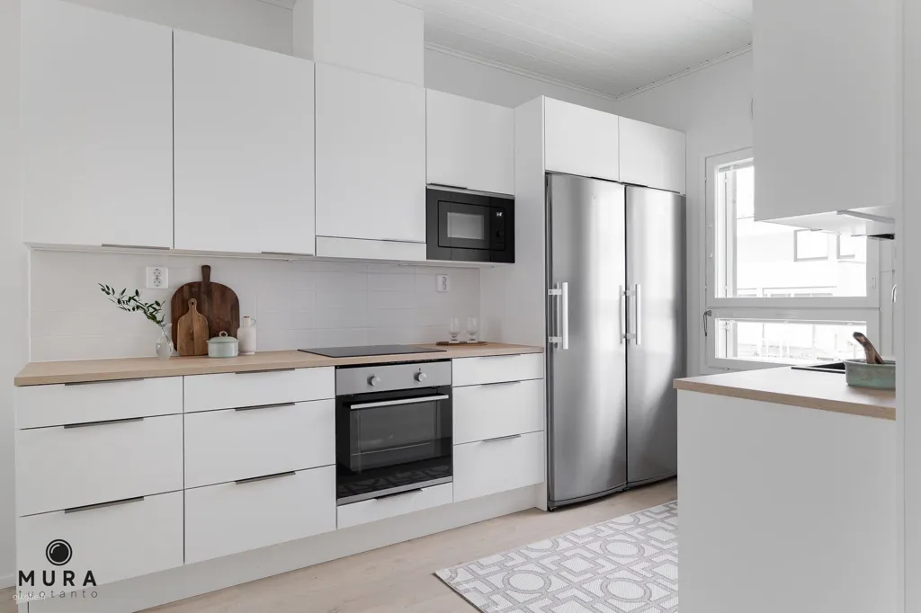Köök - Modern Apartment with Terrace in Kangasala