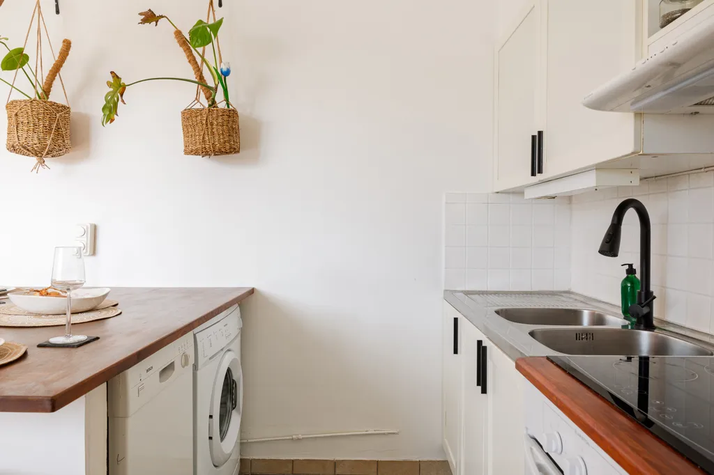 Cuisine - Apartment with Sea View in Hornstull