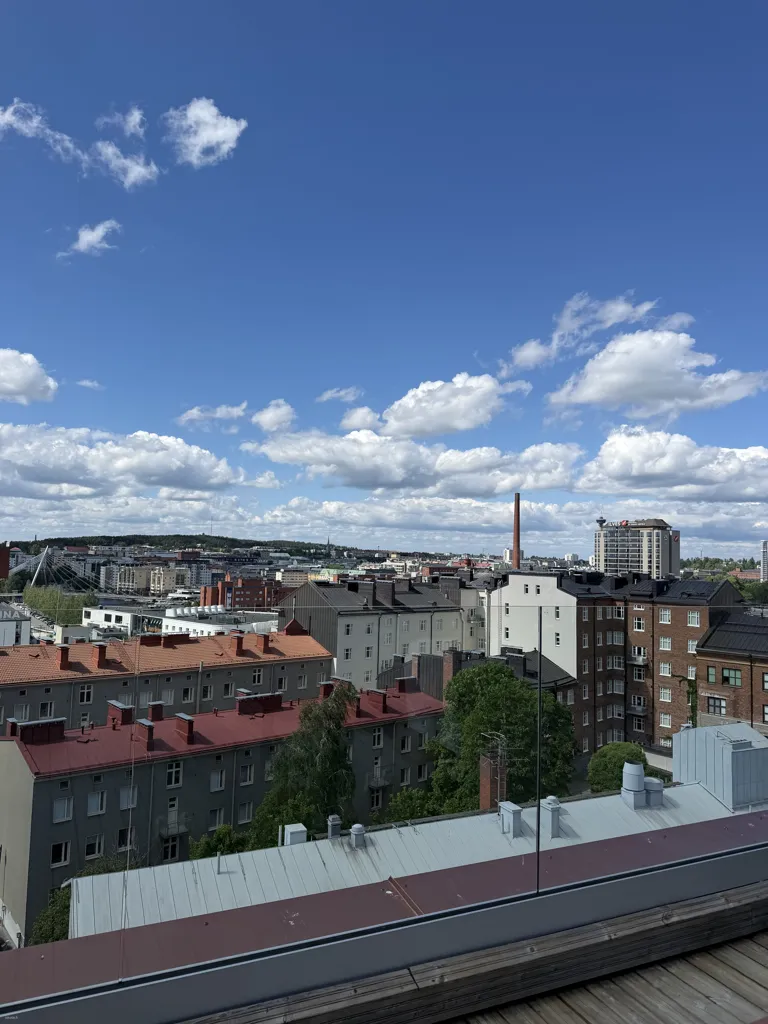 Rõdu - Efficient Studio with City Views in Tampere Centre