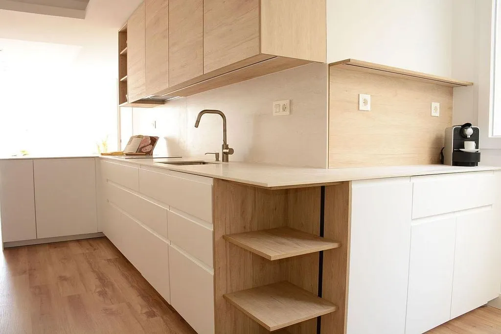 Köök - Apartment with Terrace in Madrid Río