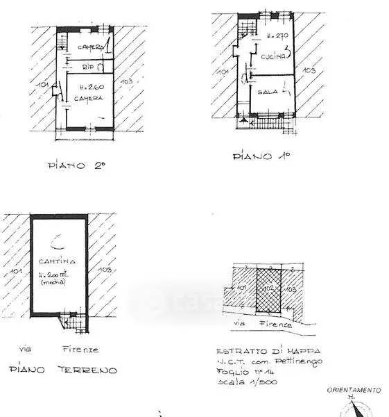 Terraced House for Renovation in Pettinengo