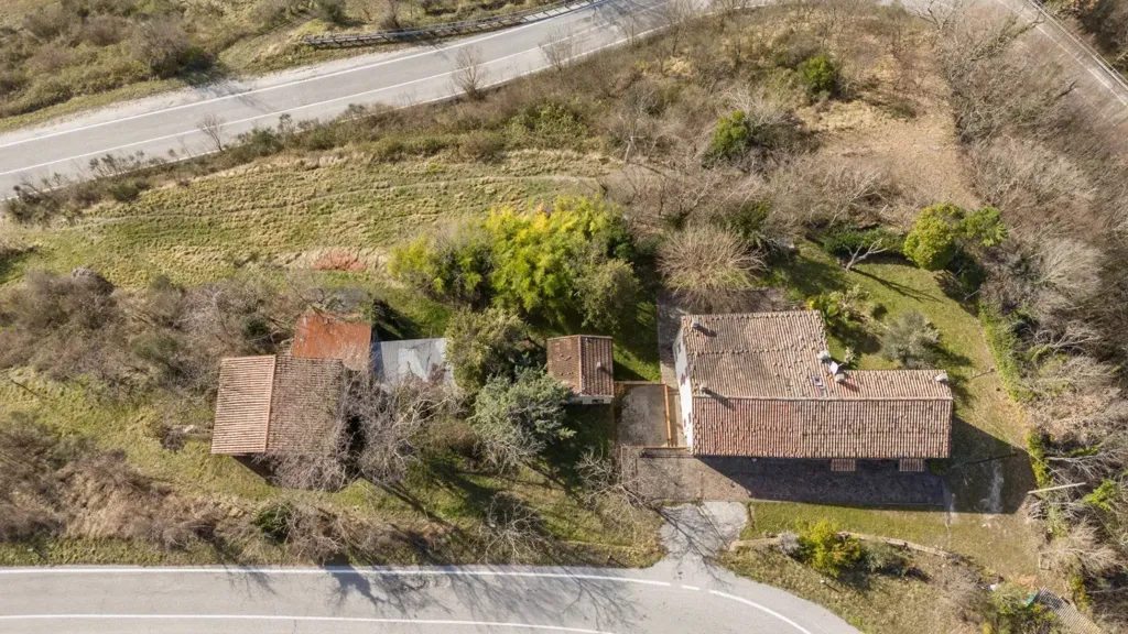 Õhuvaade - Semi-detached Apartment with Panoramic View in Arcevia
