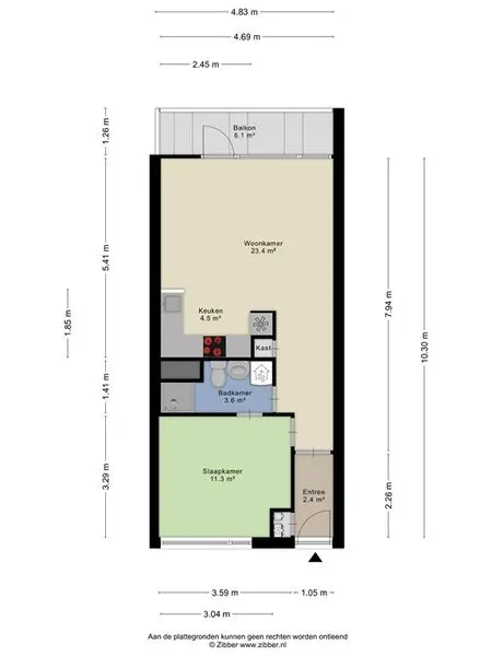 Appartement 2 pièces à Brunssum